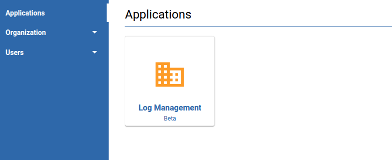 Centreon user portal - Applications page
