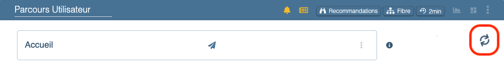 Indicator showing changes saved but not yet executed by the probe