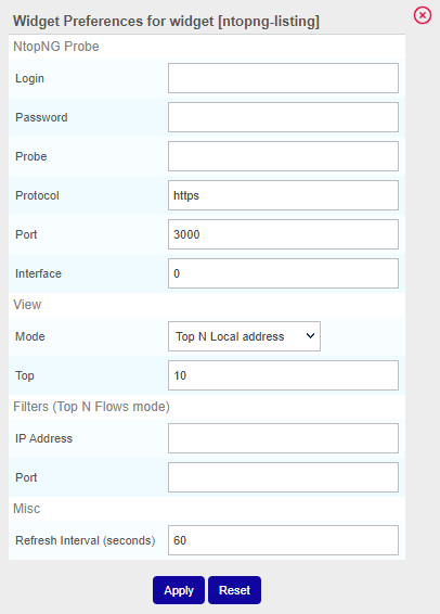 Paramètres